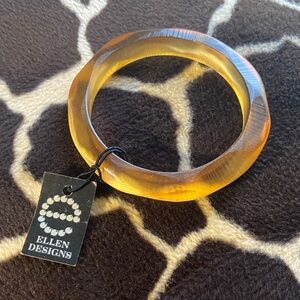 Vintage 80’s Amber-Tone Bracelet